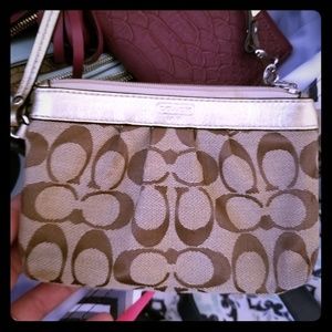 Cute small coach wristlet